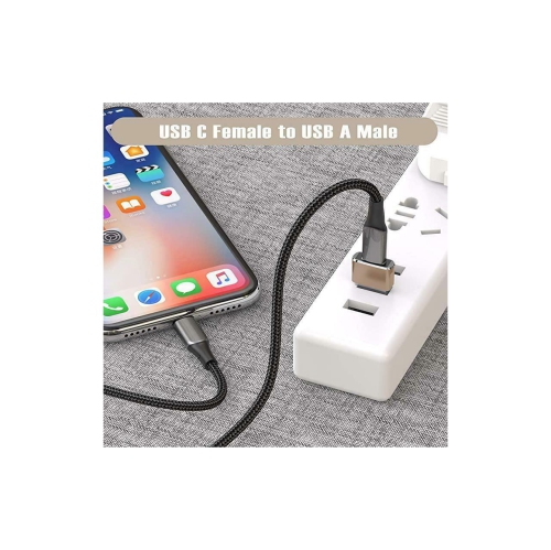 Adaptateurs USB C femelle vers USB mâle - Convertisseurs de type C vers USB A compatibles avec iPhone iPad Samsung