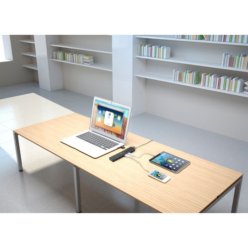 j5create 7-Port USB 3.0 Hub - Black