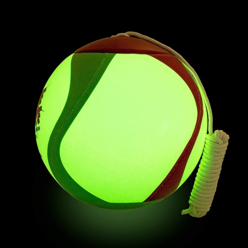 Mikasa T8000G Brite Strike Tetherball - Glow-in-the-Dark Outdoor Ball, Official Size