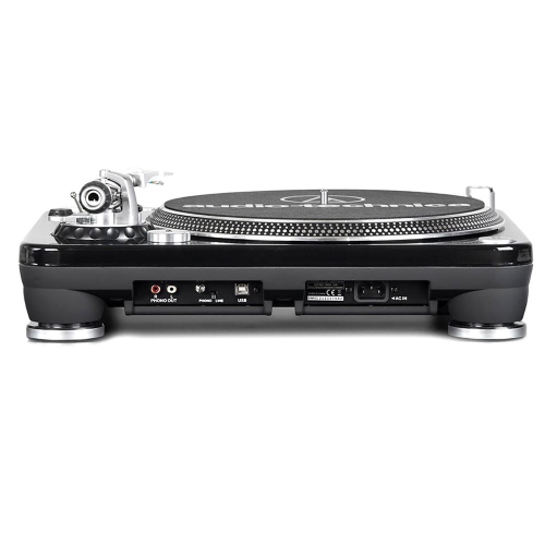 Audio-Technica AT-LP1240-USB XP Direct-Drive Professional DJ Turntable, Black