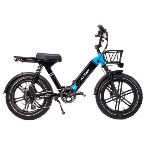 BLUEREV  Miami Vice Electric Bicycle In Cyan