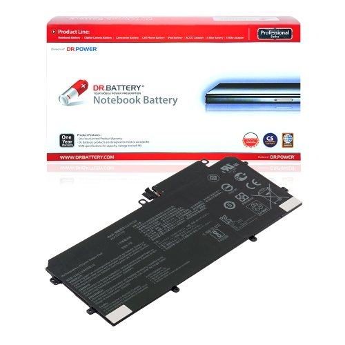 DR. BATTERY  - Replacement for Asus Zenbook Flip Ux360Ca-Dbm2T / Ux360Ca-Dq099T / Ux360Ca-Fc060T / 0B200-00730200 / 3Icp28 / 96 [11.55V / 3000Mah /