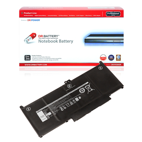 DR. BATTERY  - Replacement for Dell Latitude 7300 / 7300-P99G / 7400 / 7400-8N6Dh / 829Mx / Mxv9V / 05Vc2M / 0829Mx [7.6V / 7500Mah / 60Wh]