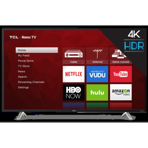 TCL 55" Class 4-Series 4K UHD HDR LED Roku Smart TV (55S20) by TCL - Refurbished condition - CA$439.99