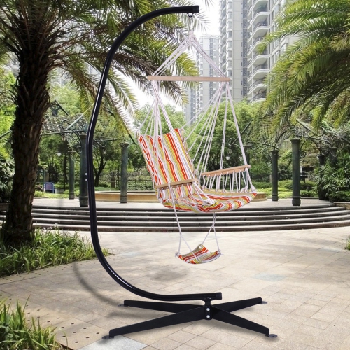 Topbuy Hammock C Frame Stand Swing Chair Patio Garden