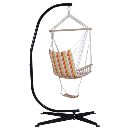 Topbuy Hammock C Frame Stand Swing Chair Patio Garden