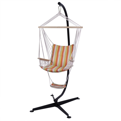 Topbuy Hammock C Frame Stand Swing Chair Patio Garden