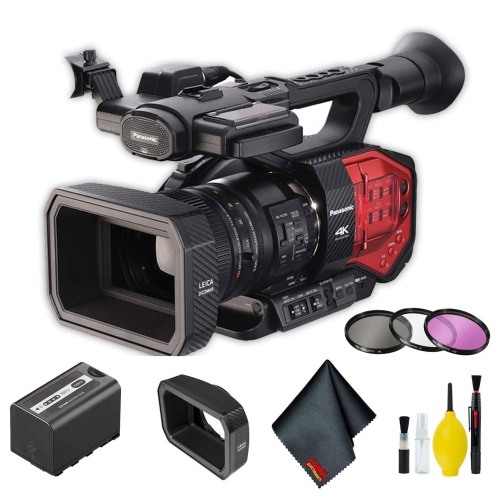 PANASONIC  Ag-Dvx200 4K Camcorder With Four Thirds Sensor And Integrated Zoom Lens Basic Bundle