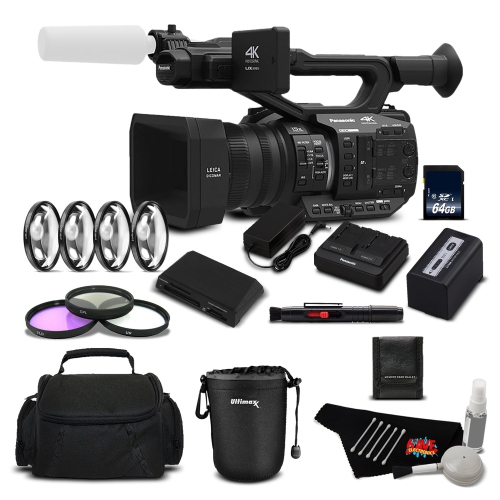 Panasonic AG-UX90 4K/HD Professional Camcorder Professional Bundle