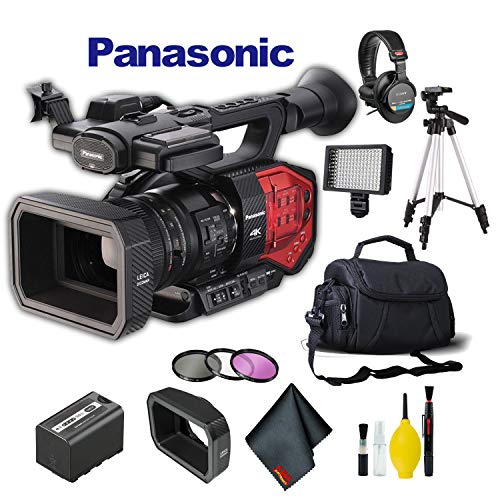 Panasonic AG-DVX200 4K Camcorder with Four Thirds Sensor and Integrated Zoom Lens Pro Bundle