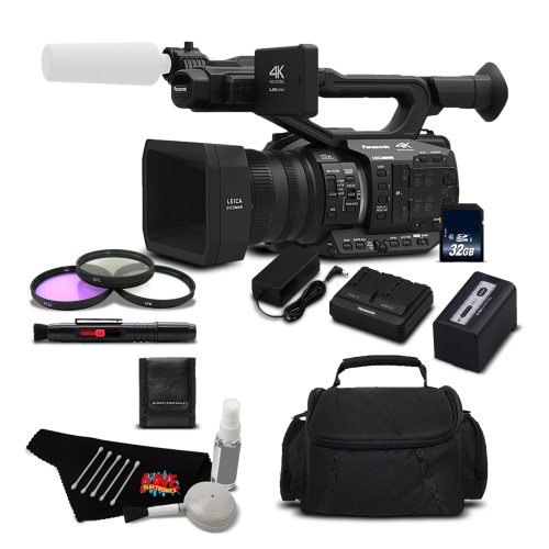 Panasonic AG-UX90 4K/HD Professional Camcorder Standard Bundle - International Model