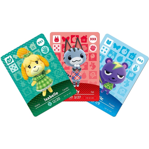 Cartes Amiibo Animal Crossing de Nintendo - Série 3 - Paquet de 3 [Accessoires Nintendo]