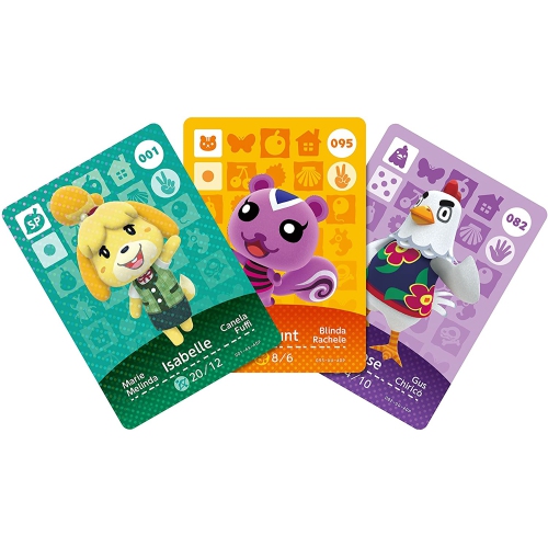 Cartes Amiibo Animal Crossing de Nintendo - Série 1 - Paquet de 3 [Accessoires Nintendo]