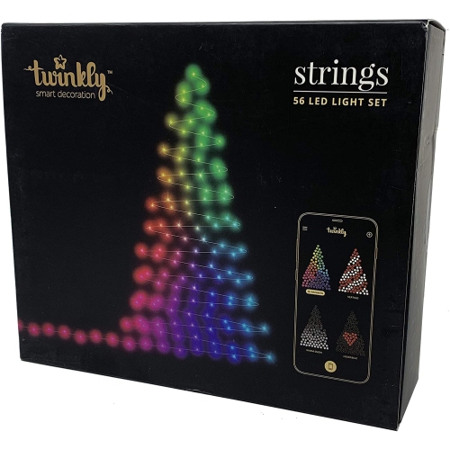 Refurbished Twinkly 56 LED String Lights | Customizable WiFi-Enabled LED Lights-Refurbished