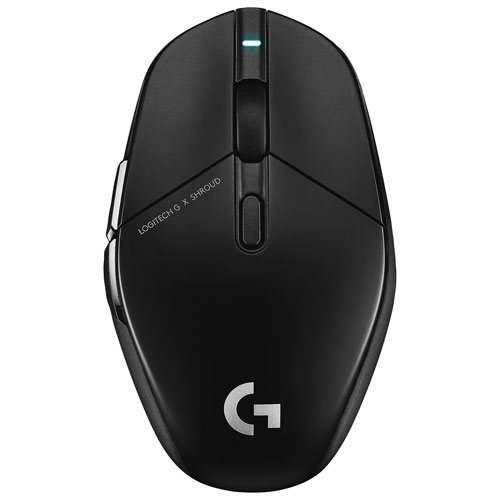 Logitech G303 Shroud Edition 25600 DPI Wireless Optical Gaming Mouse - Black
