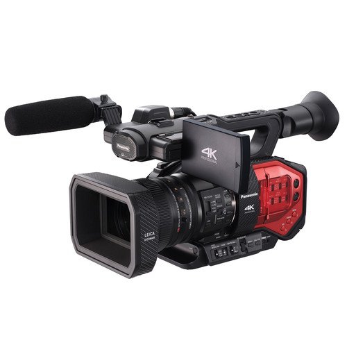 Panasonic AG-DVX200 4K Camcorder Pro Kit Professional Headphones + Pro LED Video Light + Professional Microphone + 72mm
