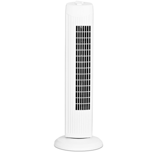 Topbuy 28" Oscillating Tower Fan 3 Wind Outlet Speed Space Cooling 35W Black/White