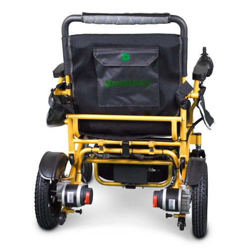 Chaise de mobilité motorisée et durable, poids léger de 29&nbsp;kg avec batterie, conception en aluminium aérospatial | Pliable et robuste | Cadre