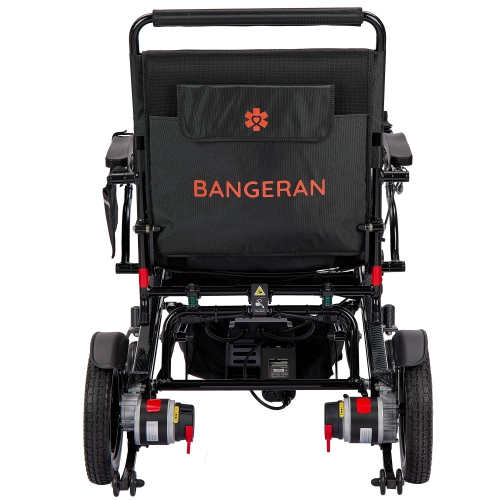 Mammoth Ex Deluxe Mobility Aid Wheelchair, 30kg Lightweight Heavy Duty with Powerful Dual Motors 500W, 5" Thicker Softer Breathable Wide Seat,