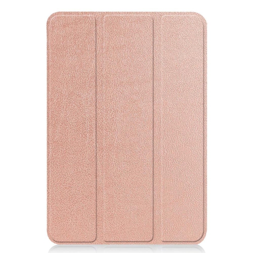 PANDACO Rose Gold Leather Folio Case with Smart Cover for iPad Mini 6