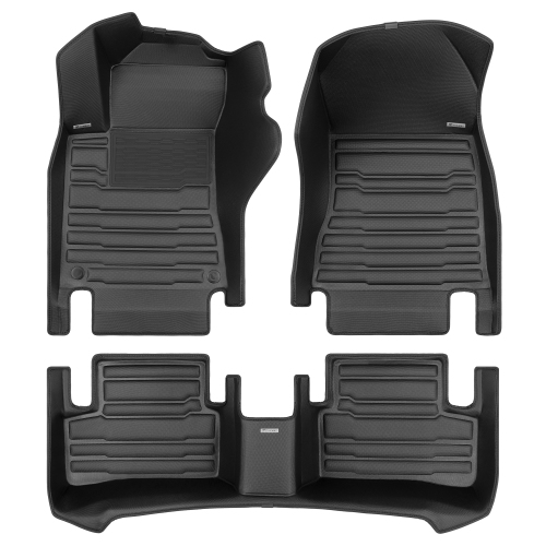 Tuxmat - pour modèles Mercedes-Benz CLA 2021-2025 - Tapis de voiture personnalisé - Couverture maximale, toutes saisons, laser mesuré - cet ensemble