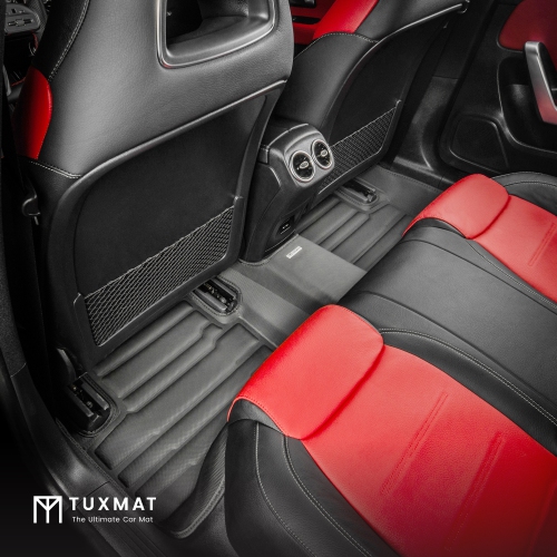 TuxMat - For Mercedes-Benz CLA 2021-2025 Models - Custom Car Mats - Maximum Coverage, All Weather, Laser Measured - This Full Set Includes 1st and