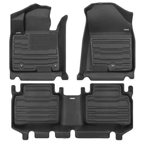 TUXMAT  - for Hyundai Tucson 2022-2026 Models - Custom Car Mats - Maximum Coverage, All Weather, Laser Measured - This Full Set Includes 1St And 2Nd