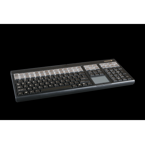 CHERRY G86-71400 KEYBOARD BLACK USB 17IN 127 PROGRAMMABLE KEYS CHERRY TOOLS CONFIGURATOR UPOS TOUCHPAD