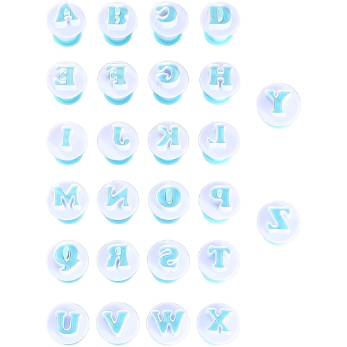 Fondant Alphabet/Letter Cutters and Number set,Cake Biscuit Mold,Cake Decorating Tools, Cookie Stamp Impress,Embosser Cutter,DIY Sugar Cookies