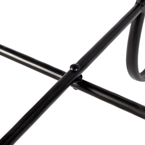 Topbuy Outdoor Plant Stand Top Round Accent Steel Table Garden