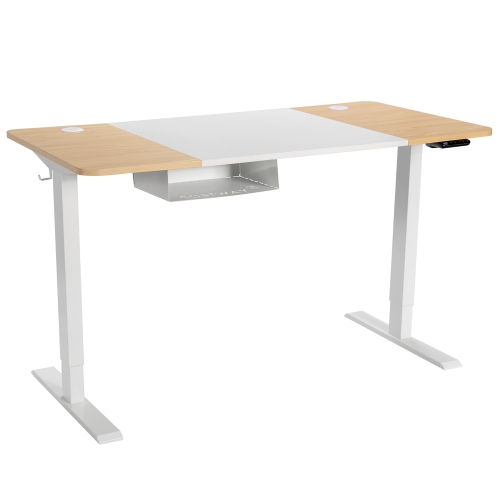 Costway 55"x28" Electric Standing Desk Adjustable Sit to Stand Table w/USB Port