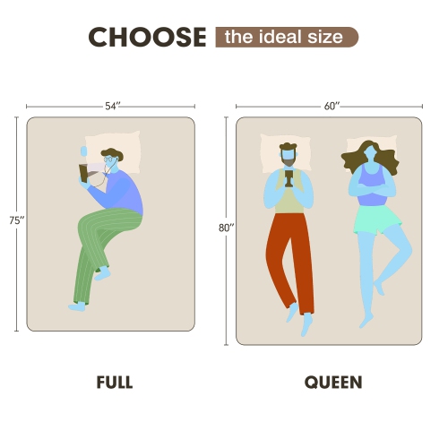 Costway 8" Mattress Gel Infused Memory Foam Medium Firm Bamboo Charcoal