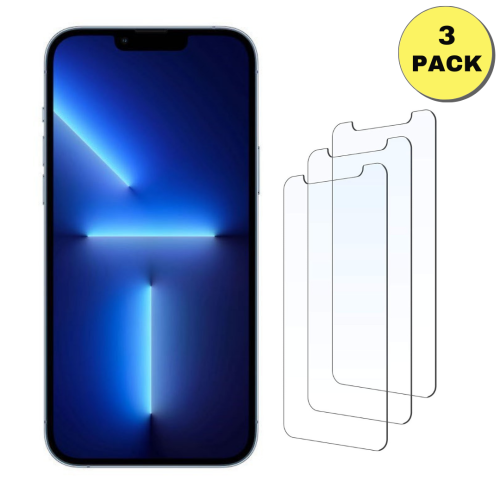 3 Pack Premium Tempered Glass for iPhone Screen Protector for iPhone - 13 Mini