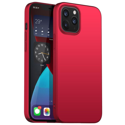 PANDACO Hard Shell Metallic Red Case for iPhone 13 Pro