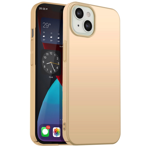 PANDACO Hard Shell Gold Case for iPhone 13 Mini