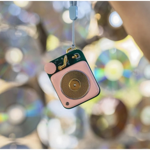 Mini haut-parleur portatif sans fil Bluetooth Button de MUZEN