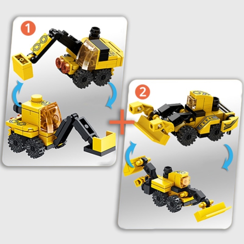 573 PCS Robot Building Blocks Kit, STEM Engineering Building Bricks Construction Toys, Compatible with All Major Brands, Ideal Educational Toy