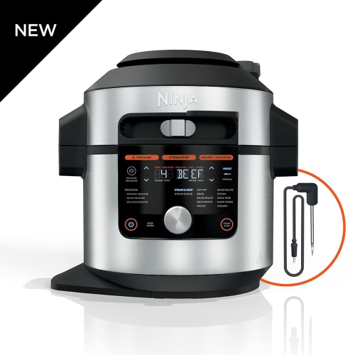 Ninja® Foodi® 14-in-1 8-qt. SMART XL Pressure Cooker Steam Fryer with SmartLid™ & Built-In Thermometer