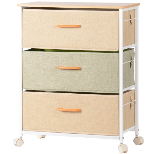 3 Drawer Dresser With Wheels End Table, Best Bedroom Dresser For Storage