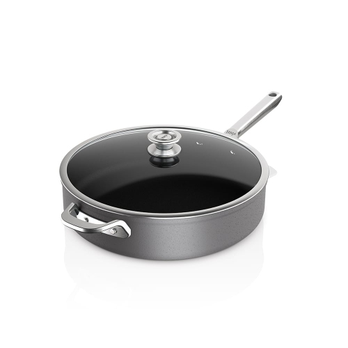 NINJA  Foodi Neverstick® Premium Anti-Scratch Nest System 5-Quart Sauté Pan With Glass Lid