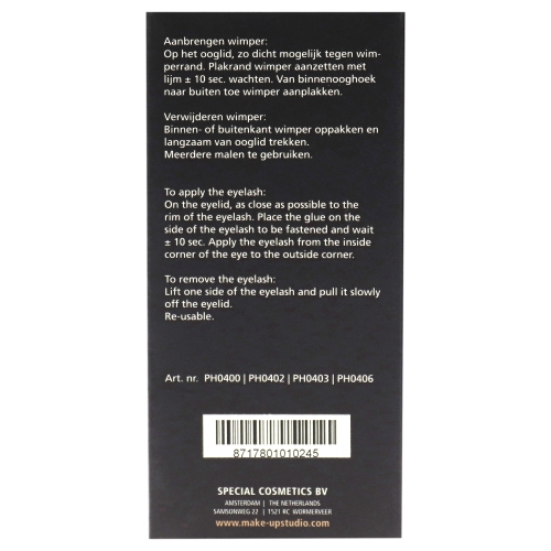 Eyelashes - 3 by Make-Up Studio for Women - 1 Pair Eyelashes