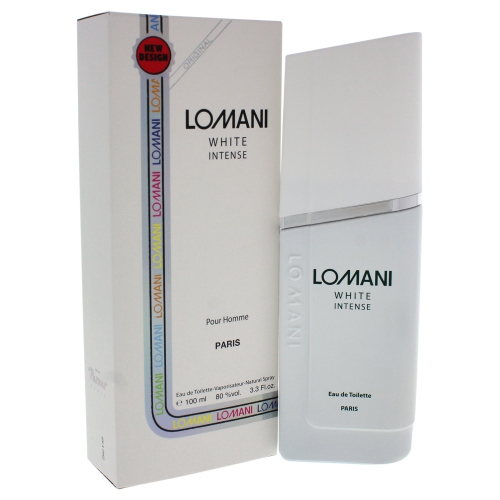 LOMANI  Intense By for Men - 3.3 OZ Edt Spray In White