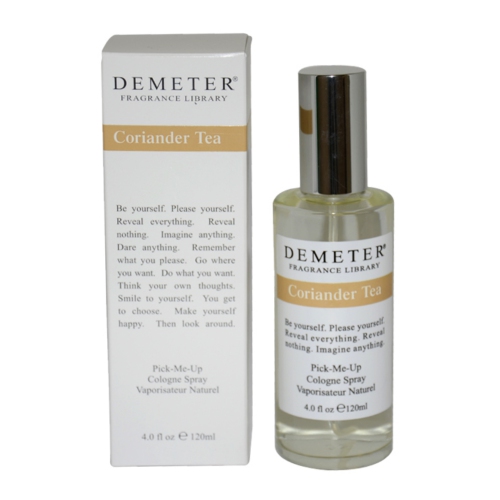 Coriander Tea by Demeter for Unisex - 4 oz Cologne Spray