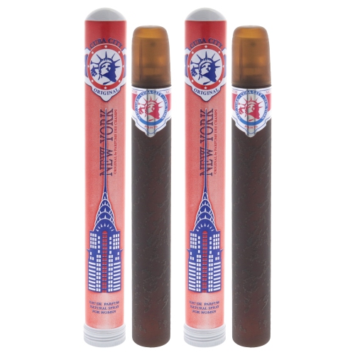 CUBA  City New York By for Women - 1.17 OZ Edp Spray - Pack Of 2