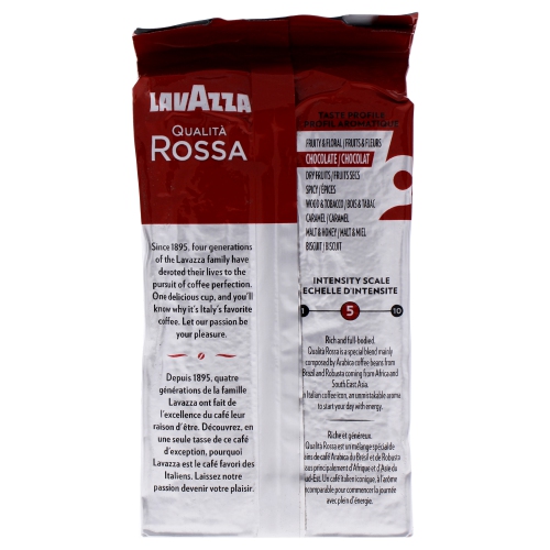 Qualita Rossa Roast Ground Coffee by Lavazza for Unisex - 8.8 oz Coffee