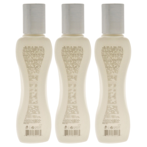 Silk Therapy Shampoo - Travel Size by Biosilk for Unisex - 2.26 oz Shampoo - Pack of 3