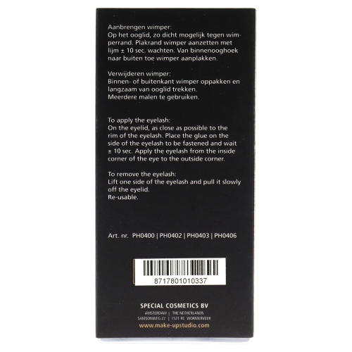 Eyelashes - 12 by Make-Up Studio for Women - 1 Pair Eyelashes