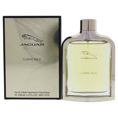 Jaguar Classic Gold de Jaguar pour hommes - vaporisateur EDT 3,4&nbsp;oz