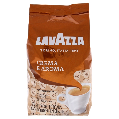 Crema e Aroma Roast Whole Bean Coffee by Lavazza for Unisex - 35.2 oz Coffee