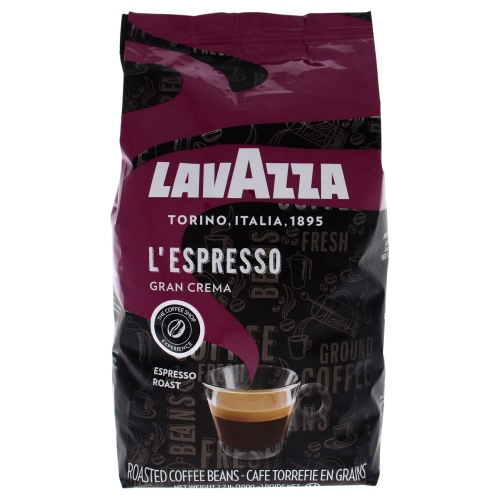LEspresso Gran Crema Roast Whole Bean Coffee by Lavazza for Unisex - 35.2 oz Coffee